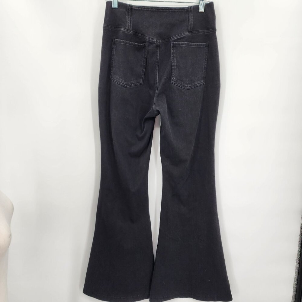 HALARA Magic Denim High Waist Crossover Flare Jeans Black Wash Various NWOT - Picture 8 of 9